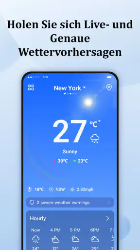 Tägliche Wettervorhersagen screenshot