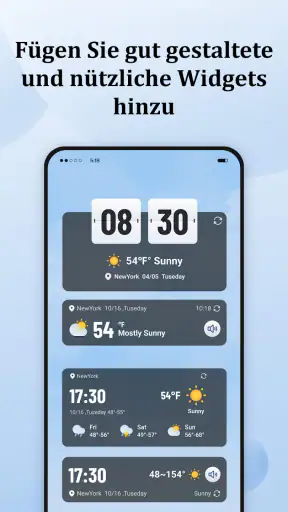 Tägliche Wettervorhersagen screenshot