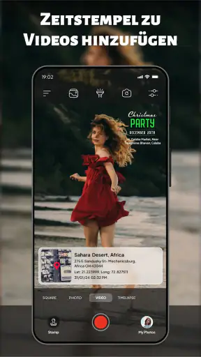 Tagofy - Geotag Karte Kamera screenshot