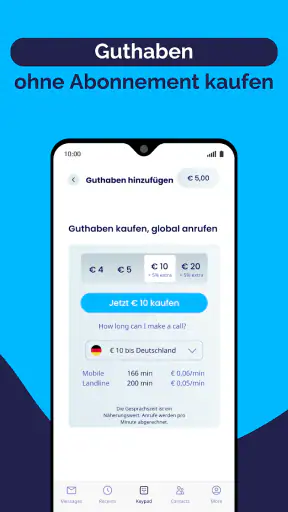 Talk360: Internationale Anrufe screenshot