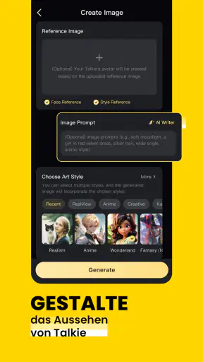 Talkie:Personalisierte KI-Chat screenshot