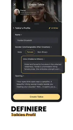 Talkie:Personalisierte KI-Chat screenshot