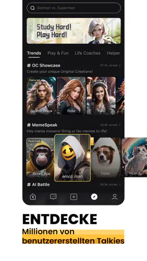 Talkie:Personalisierte KI-Chat screenshot