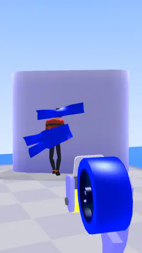 Tape Thrower Aufkleber-Pistole screenshot