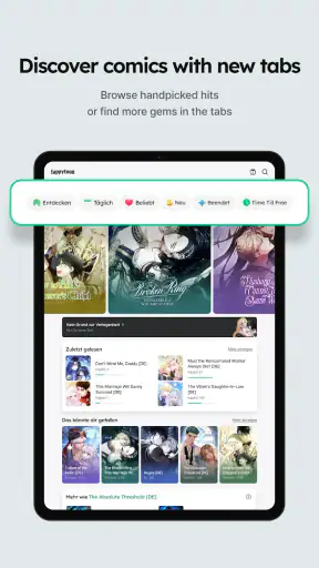 Tappytoon Comics & Webtoons screenshot