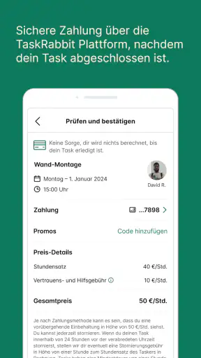 Taskrabbit - Handwerker & Mehr screenshot