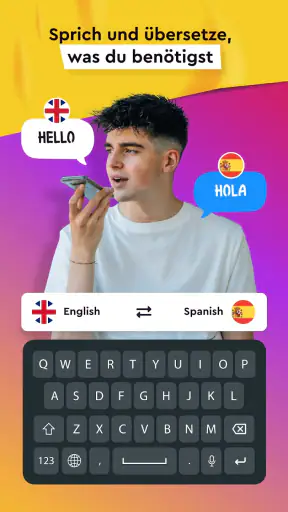 Tastaturübersetzer für Chat screenshot