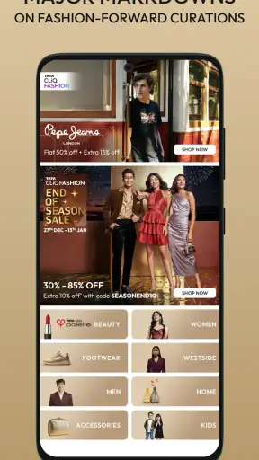 Tata CLiQ Fashion Shopping App screenshot
