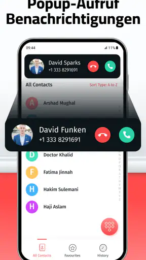 Telefonwähler, Rekorder screenshot