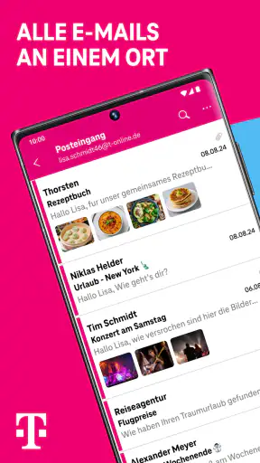 Telekom Mail – E-Mail App screenshot