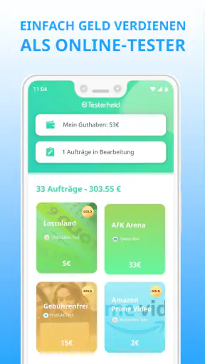Testerheld - Geld verdienen screenshot