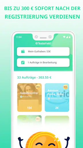 Testerheld - Geld verdienen screenshot