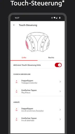 Teufel Headphones screenshot