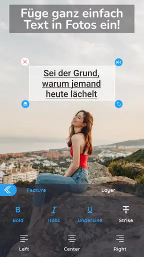 Text auf Foto・Schrift auf Bild screenshot