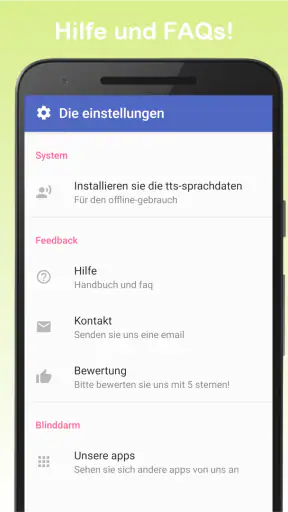 Text to Voice - Vorlesen screenshot