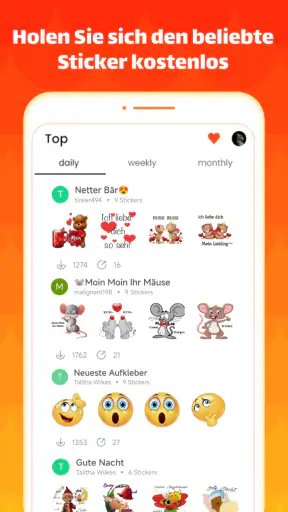 TextSticker 2024 WAStickerApps screenshot
