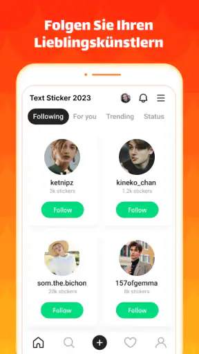 TextSticker 2024 WAStickerApps screenshot