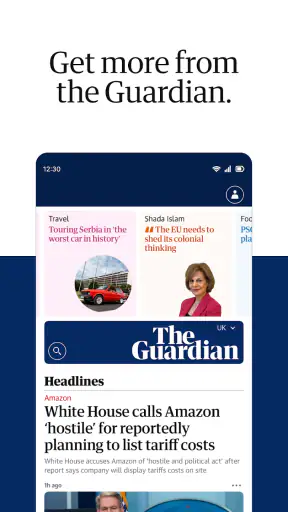 The Guardian - Live World News screenshot