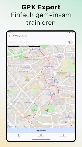 The Mantrailing App screenshot