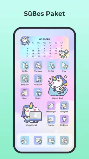 Themes: App Symbole, Widget screenshot