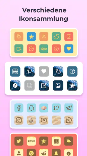 Themes: App Symbole, Widget screenshot