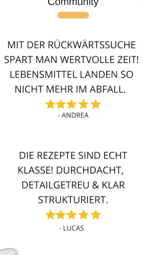 Thiru Rezepte & Einkaufsliste screenshot