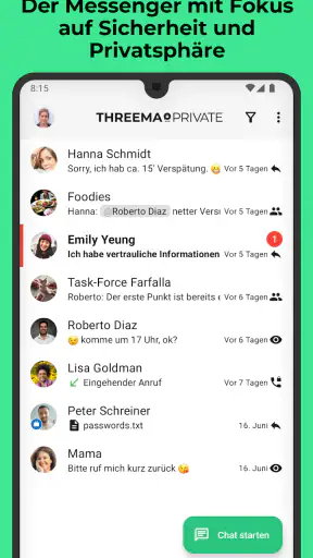 Threema. Der sichere Messenger screenshot