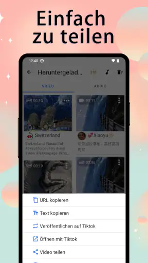 TikSaver: Kein Wasserzeichen screenshot