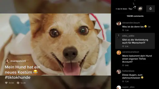 TikTok for Android TV screenshot