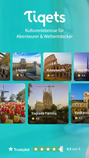 Tiqets - Museen & Attraktionen screenshot