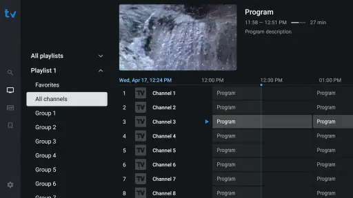 TiviMate IPTV Player screenshot