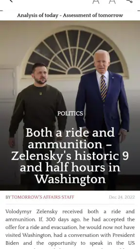 Tomorrow's Affairs screenshot