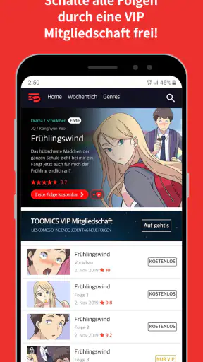 Toomics - Lies Premium Comics screenshot