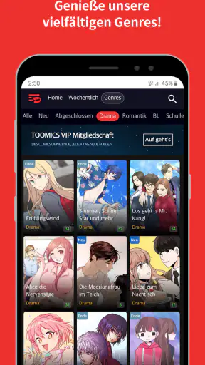 Toomics - Lies Premium Comics screenshot