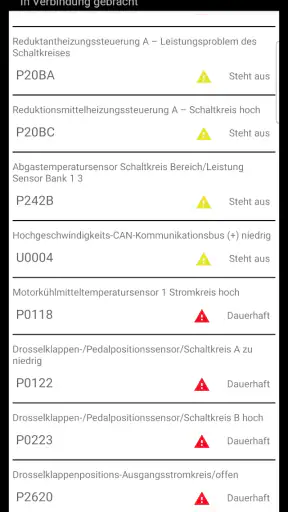 Tor OBD2 Diagnose screenshot