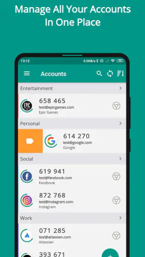TOTP Authenticator – 2FA Cloud screenshot
