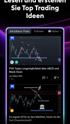 TradingView: Aktien und Krypto screenshot