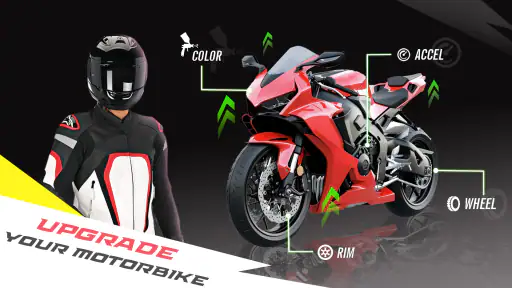 Traffic Bike Rush Driving City screenshot