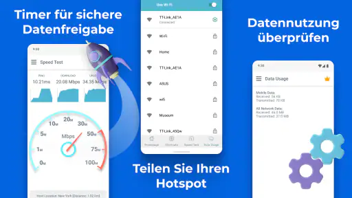 Tragbarer Mobiler WIFI hotspot screenshot