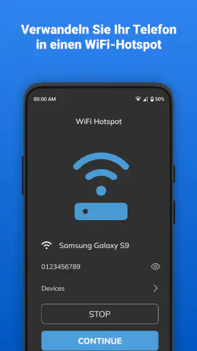Tragbarer Mobiler WIFI hotspot screenshot