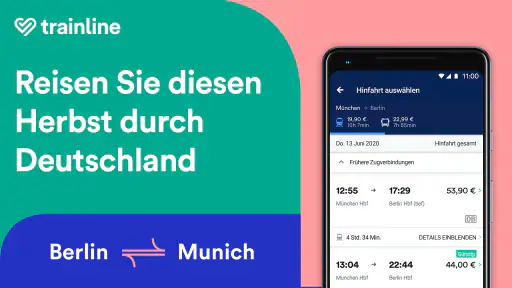 Trainline: Zugtickets kaufen screenshot