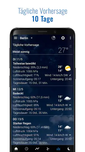 Transparente Uhr & Wetter screenshot
