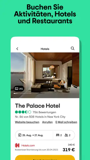 Tripadvisor: planen und buchen screenshot