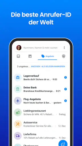 Truecaller: Sehen wer anruft screenshot