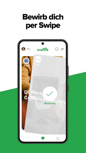 truffls - Bewerben per Swipe screenshot