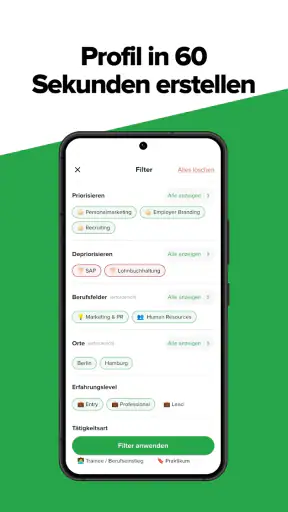 truffls - Bewerben per Swipe screenshot
