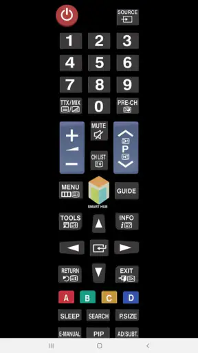 TV (Samsung) Remote Control screenshot