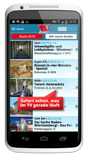 TVdirekt – Fernsehprogramm screenshot