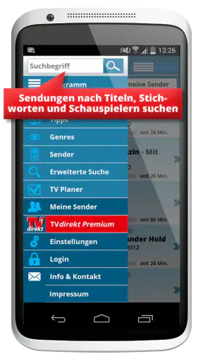 TVdirekt – Fernsehprogramm screenshot