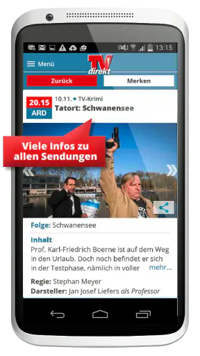 TVdirekt – Fernsehprogramm screenshot